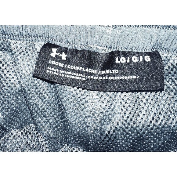 Under Armour Mens LARGE Woven Mesh Gray Athletic Track Pants - Picture 3 of 3